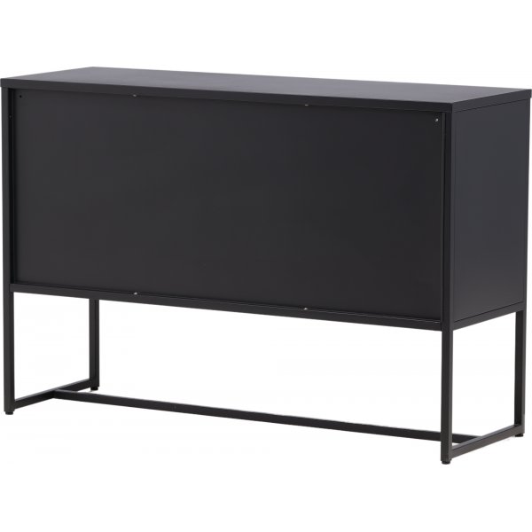 Buffet Trerike - Noir + Pieds de meubles Buffet Trerike - Noir + Pieds de meubles