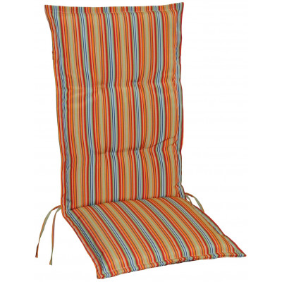 Vinge dyna till positionsstol och hammock- Orange/Rd/Grn/Brun (Randig)