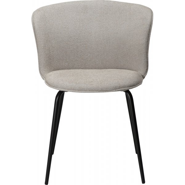 Chaise de salle à manger Eden - Cachemire bouclé/noir Chaise de salle à manger Eden - Cachemire bouclé/noir