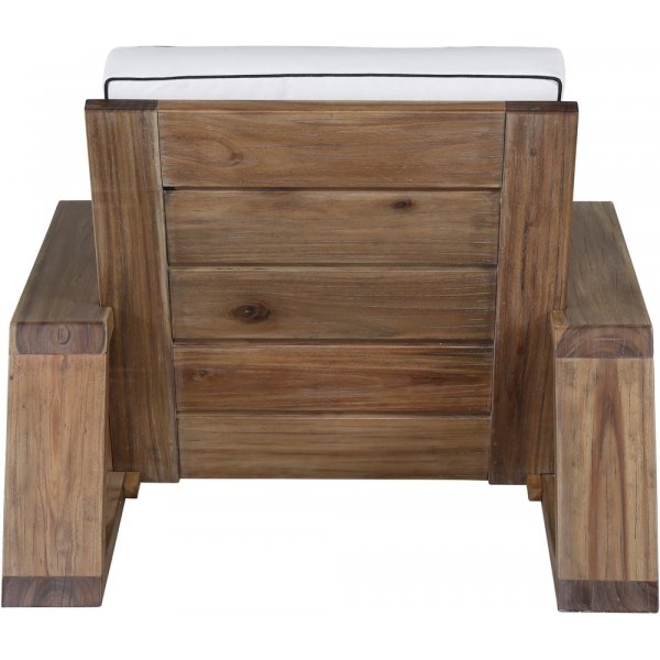 Fauteuil Daria - Marron/Blanc Fauteuil Daria - Marron/Blanc