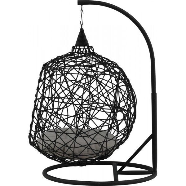 Lexi hngstol - Svart/Mrkgr