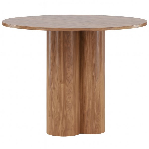 Table à manger Ø110 cm marron - Olivia Table à manger Ø110 cm marron - Olivia