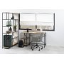 Seaford bureau 130 cm - Eiken/zwart