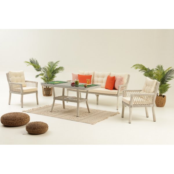 Pure loungegrupp 3 - Cream