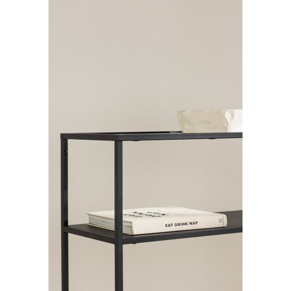 Bogota sidobord 30 x 80 cm - Svart