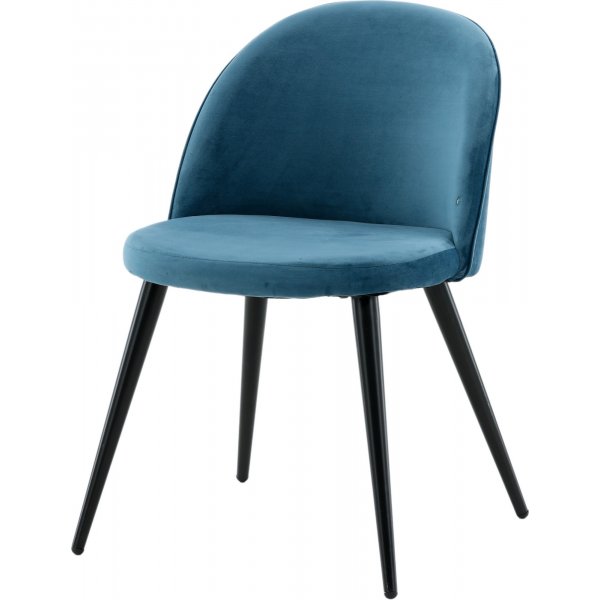 Alice matstol - Blå/svart Alice matstol - Blå/svart