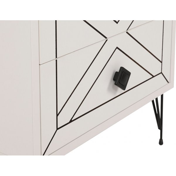 Luna nachtkastje - Wit