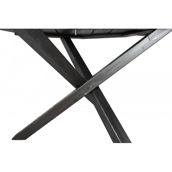 Table d'extérieur ronde noire Scottsdale Ø112 cm Table d'extérieur ronde noire Scottsdale Ø112 cm