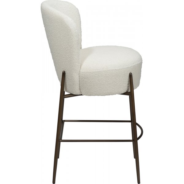 Chaise de comptoir Orbit - Dove boucl
