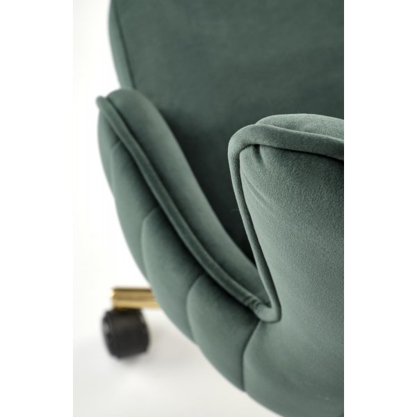 Chaise de bureau Timoteo en vert foncé Chaise de bureau Timoteo en vert foncé