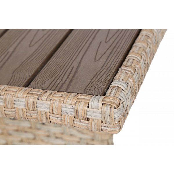 Lagos Hrnsoffa med bord i konstrotting - Natur