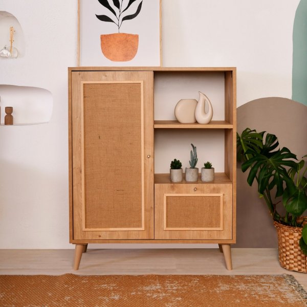 Jota skp med hyllor - Ek