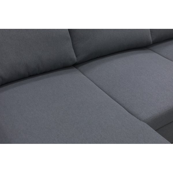 Canap canap en U 309 cm tissu gris fonc - Solna + Nettoyage textile pour meubles