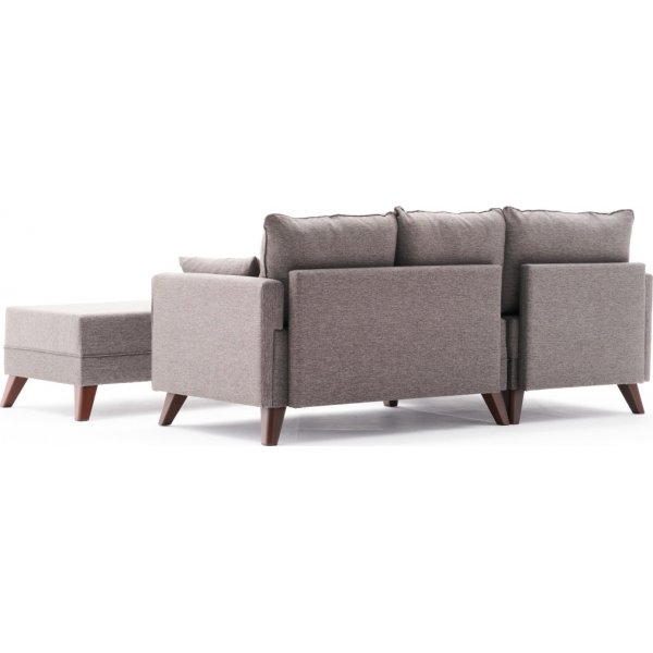 Bella slaapbank links - Bruin