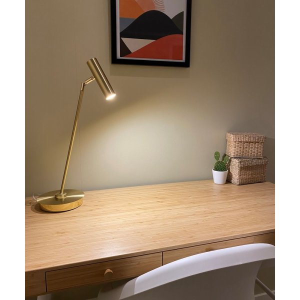 Lampe de table Artic - Laiton mat Lampe de table Artic - Laiton mat