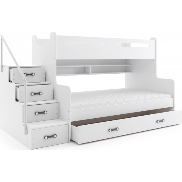 Max vningssng med frvaringslda 120 x 200 cm - Valfri frg