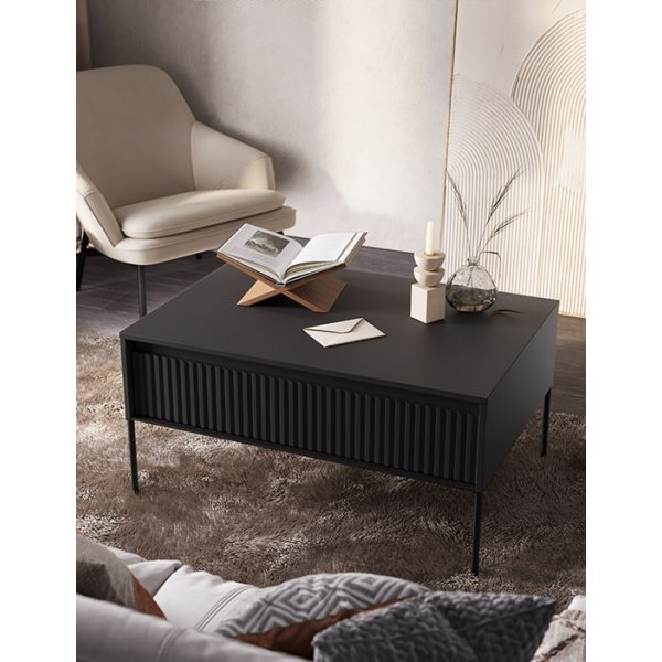 Table basse Tendance - Noir Table basse Tendance - Noir