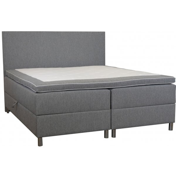 Tte de lit d\\\'appoint - 160 cm - Gris clair