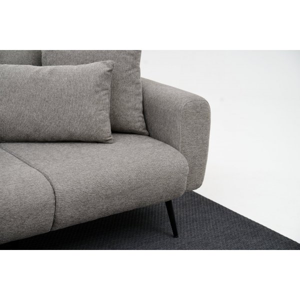 Canapé divan latéral gauche - Gris clair Canapé divan latéral gauche - Gris clair