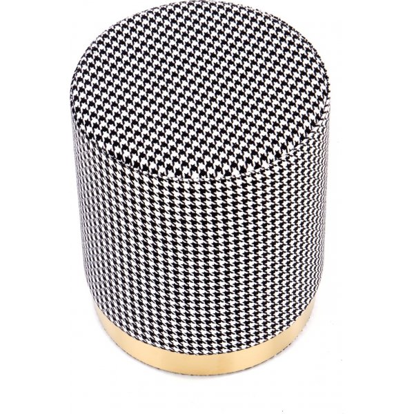 Pouf Surya - Motif noir et blanc Pouf Surya - Motif noir et blanc