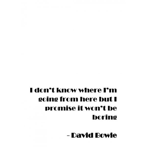 Poster David Bowie