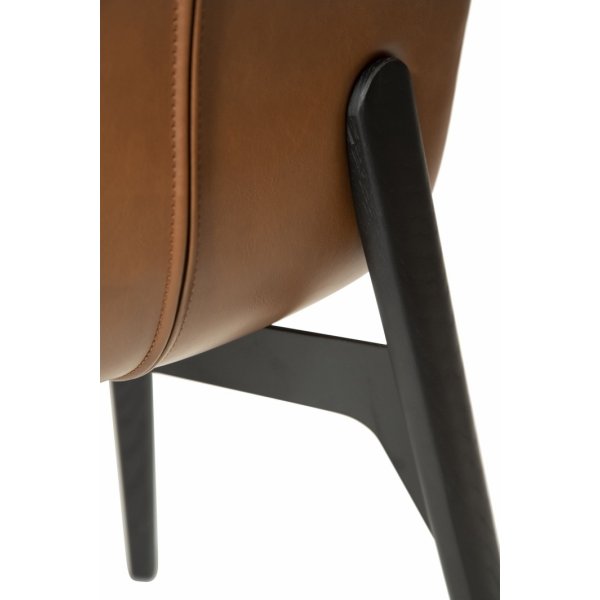 Paragon matstol - Brun PU Paragon matstol - Brun PU