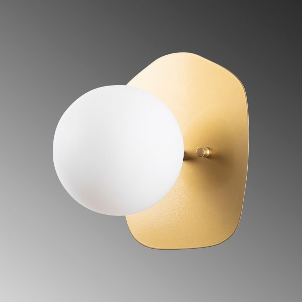 Well wandlamp 11670 - Goud/wit