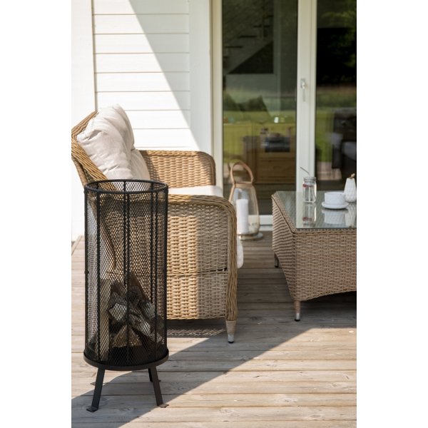 Bastian eldkorg Ø35 cm - Svart Bastian eldkorg Ø35 cm - Svart