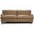 Howard Sir William 3-sits soffa (Dun) - Mobus Darkbeige Stripe