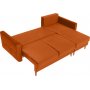 Noret slaapbank divan sofa - Oranje rood