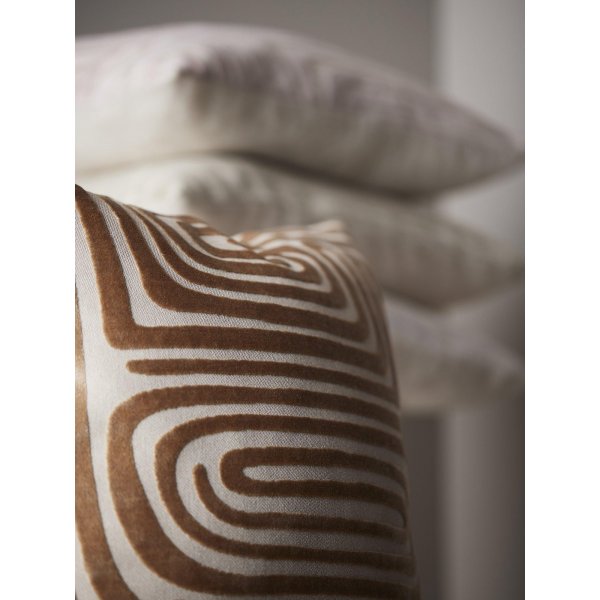 Molly kussenhoes 45 x 45 cm - Middenbruin