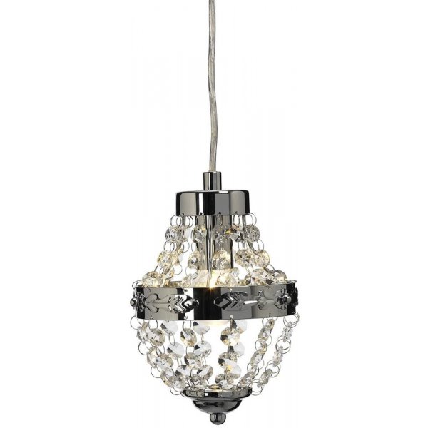 Noors fnsterlampa - Antik/kristall