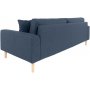 Lido 3-sits soffa - Mrkbl