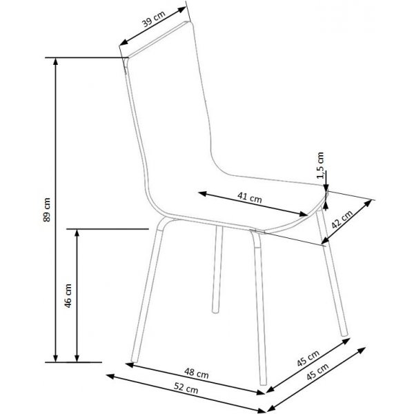 Simone stol - Ljus ek Simone stol - Ljus ek