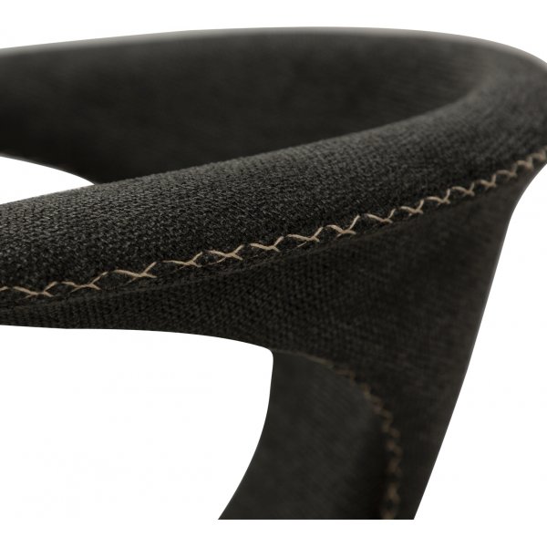 Chaise de salle à manger Flair - Tissu noir Chaise de salle à manger Flair - Tissu noir