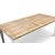 Viola matbord 180x90 cm med vintage bordsskiva och vita ben + Fläckborttagare för möbler