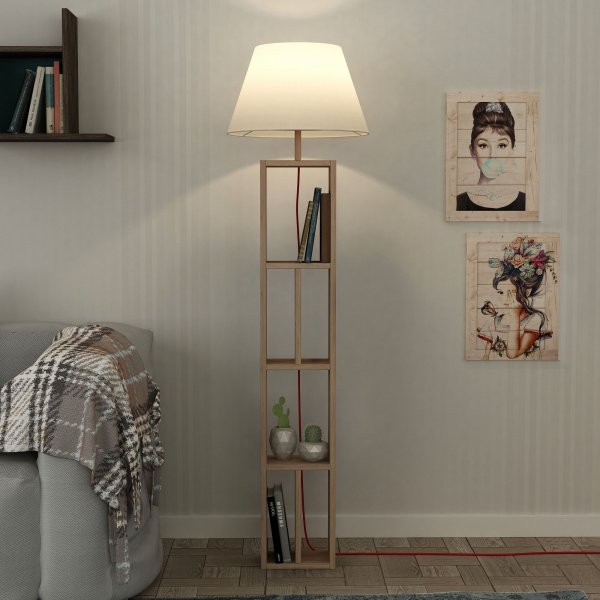 Giorno golvlampa - Sonoma ek