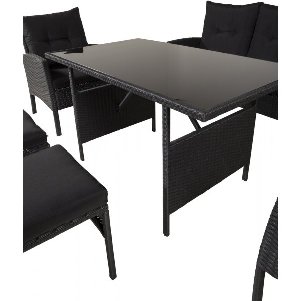 Groupe de canapés Knock - Noir Groupe de canapés Knock - Noir