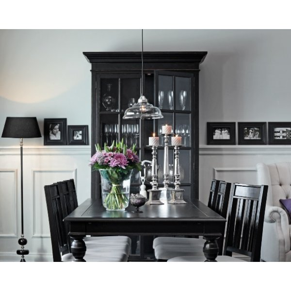 Paris vitrinskp- Svart