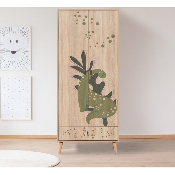 City Dino garderob - Beige