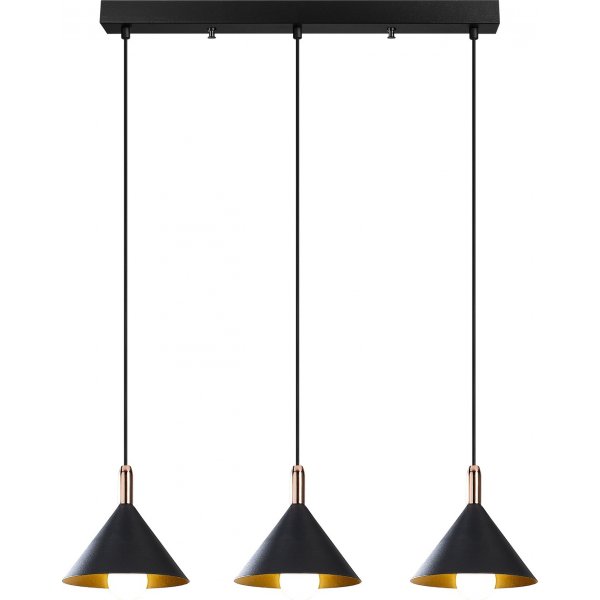 Berkeley plafondlamp 203-S1 - Zwart