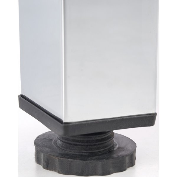 Table  manger Aldona 96-142 cm - Gris/chrome