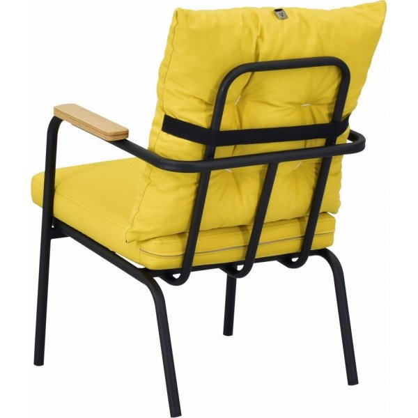 Salon de jardin Bremen - Jaune/noir + Détachant pour meubles Salon de jardin Bremen - Jaune/noir + Détachant pour meubles