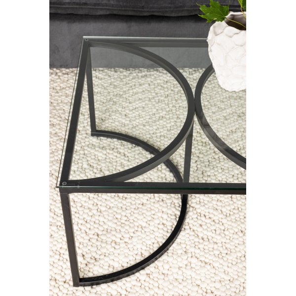 Table basse Skanör 140 x 70 cm - Noir Table basse Skanör 140 x 70 cm - Noir