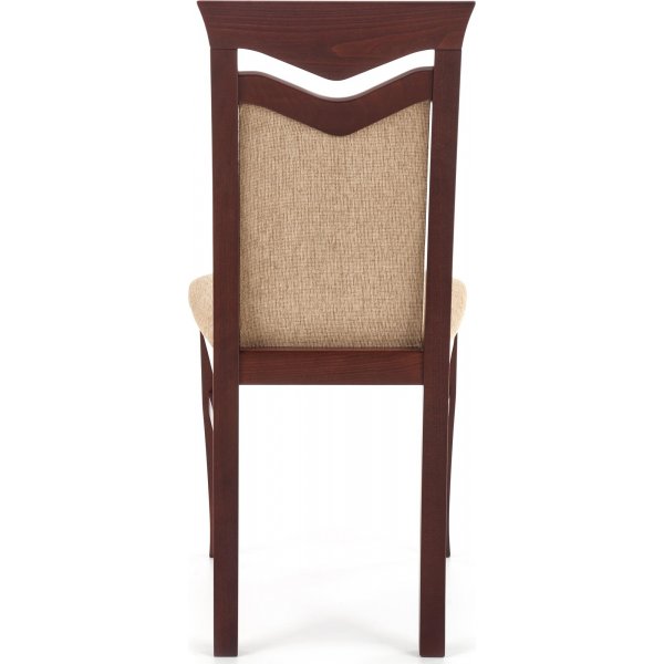 Chaise de salle à manger Melanie - Noyer/beige Chaise de salle à manger Melanie - Noyer/beige