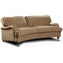 Howard Sir William svngd soffa (Dun) - Mobus Darkbeige Stripe