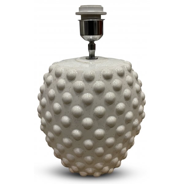Bouble lampfot H37 cm - Vintervit (Glansig)