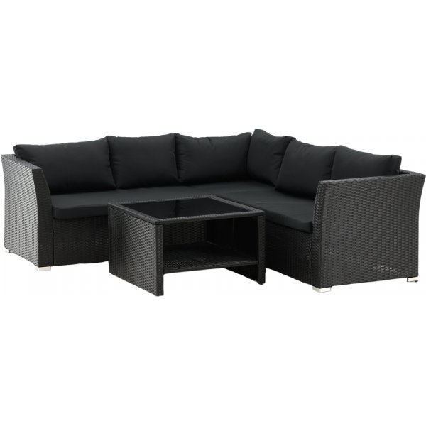 Haiti hörnsoffgrupp - Svart Haiti hörnsoffgrupp - Svart