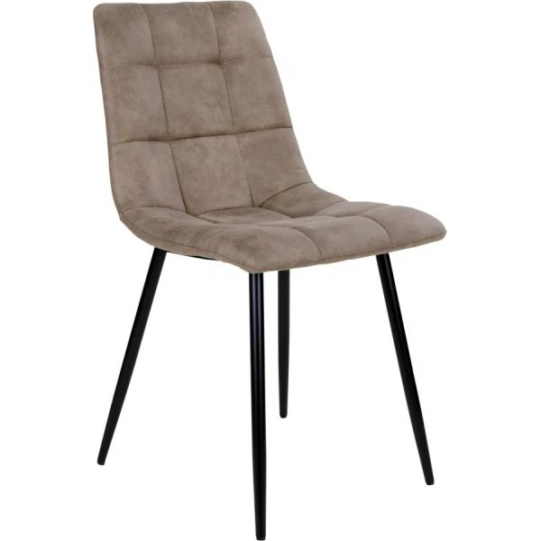 Vojens matgrupp - Brun/vit + 4.00 x Stolsdyna