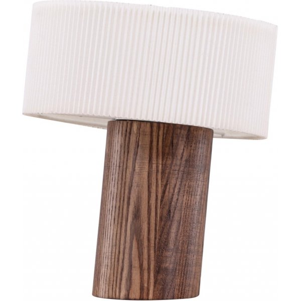 Bran�s bordslampa - Valn�t/Vit